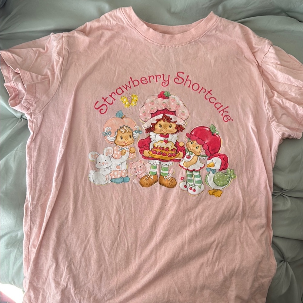 Strawberry Shortcake Pink Graphic Tee